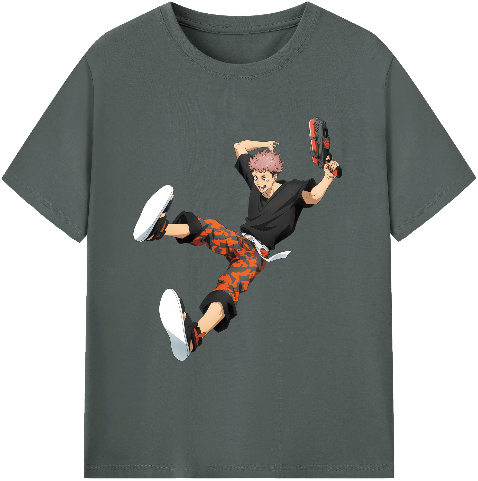 （画像用） 呪術廻戦 Jujutsu Kaisen 綿100％ メンズ半袖Tシャツ｜肌触りやわらか＆通気性